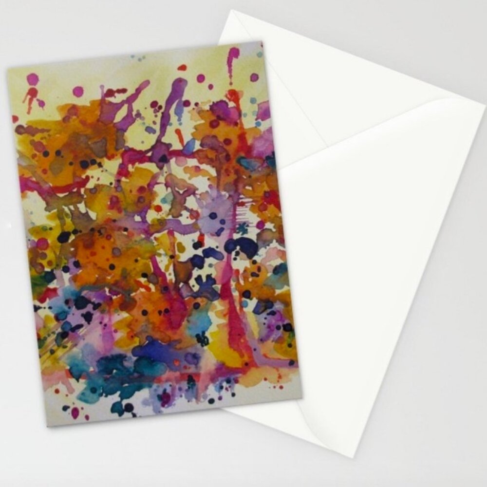 NWT - "Alive" Art Card and Envelope Sets (2), Artwork by Noora Elkoussy